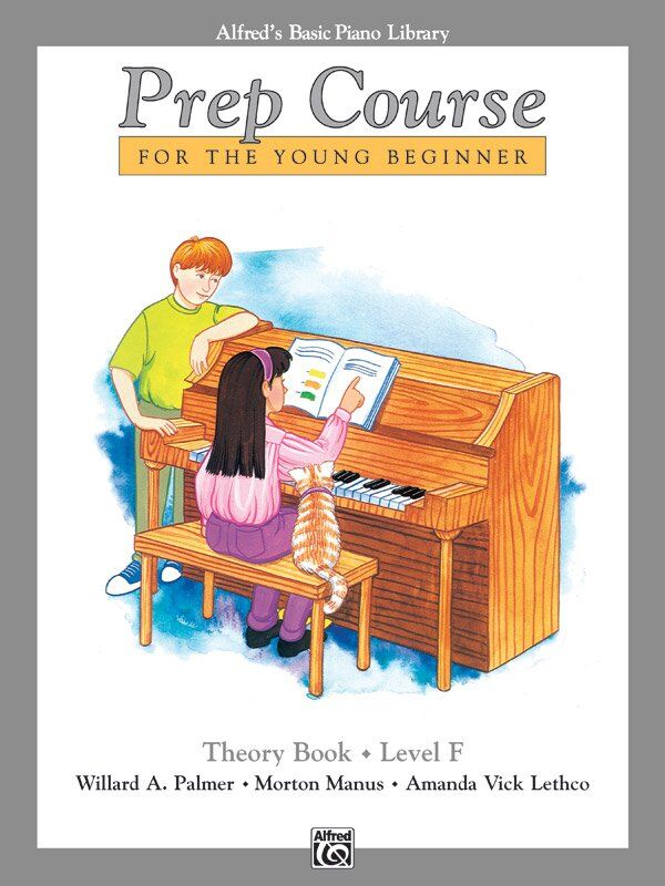 Alfred's Basic Piano Prep Course Theory Book Level F