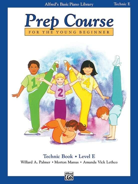 Alfred's Basic Piano Prep Course Technic Book Level E