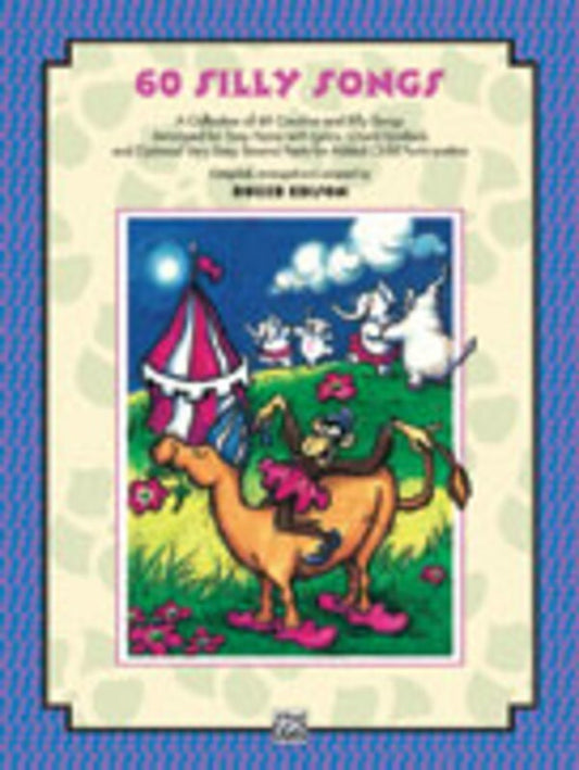 Silly Songs 60 Piano Voc Chords Arr Edison Book