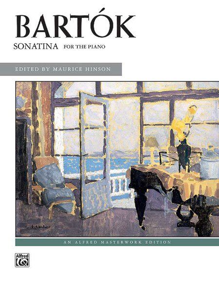 Bela Bartok - Sonatina for Piano, Alfred Masterwork Edition, 12 Pages, Includes Fingering Suggestions