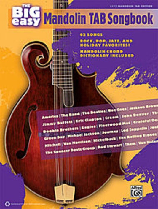Big Easy Mandolin TAB Sonbook Book