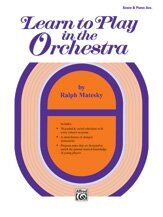 Learn to Play in the Orchestra Book 1 Score with Piano Accompaniment by Ralph Matesky, 48 Pages, Violin, Alfred Music