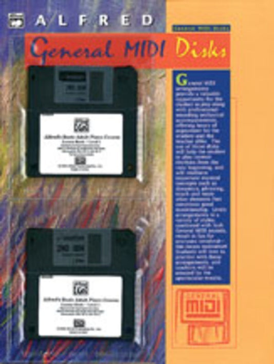 Alfred's Basic Adult Piano Lesson Level 1 Midi Smf Book