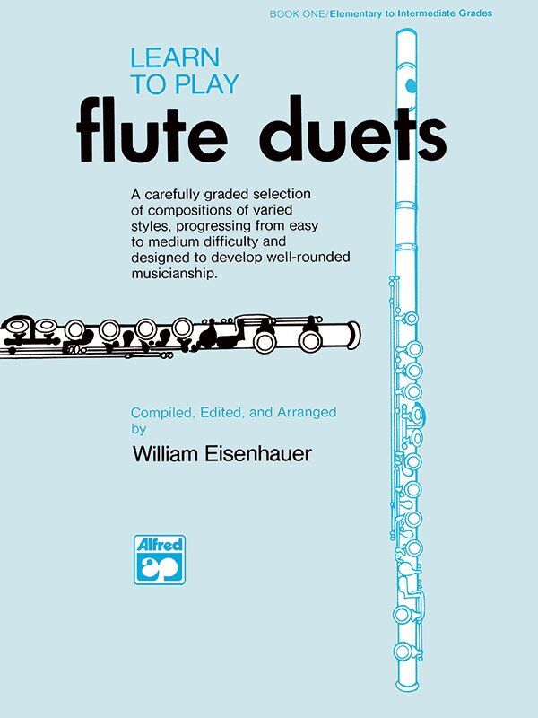 Learn to Play Flute Duets 2 by William Eisenhauer, 48 Pages, Second Floor Music