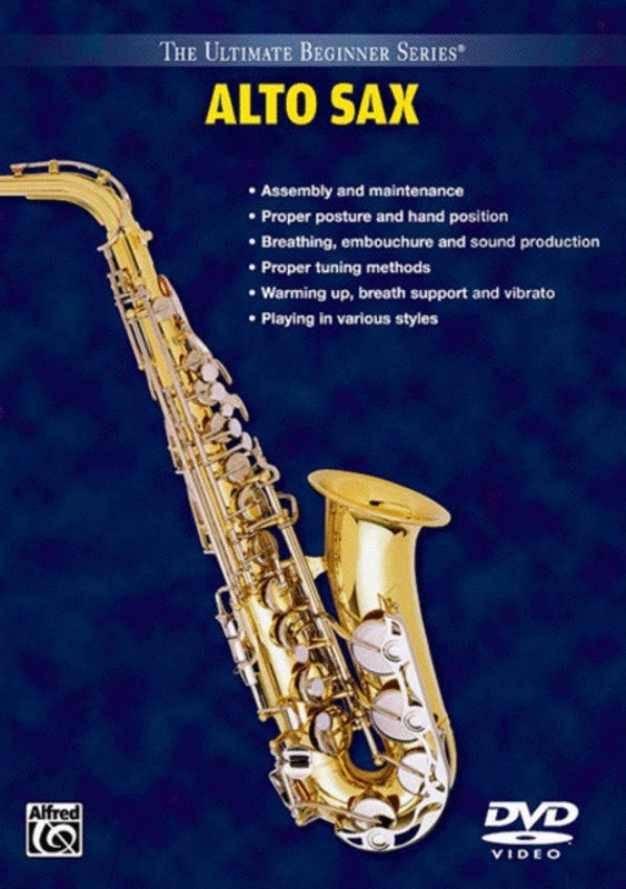 Ultimate Beginner Alto Sax DVD Book