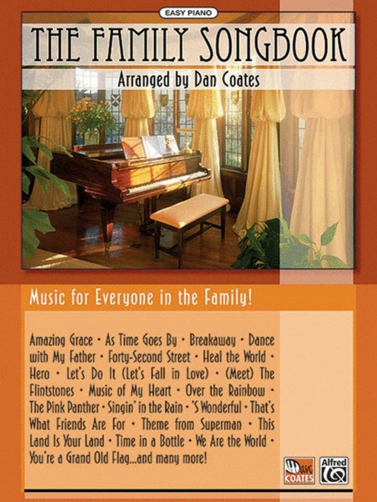 Family Songbook Arr Coates Easy Piano Book