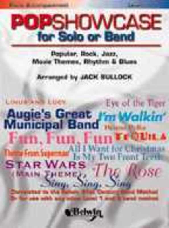 Pop Showcase Solo Or Band Piano Accomp Book