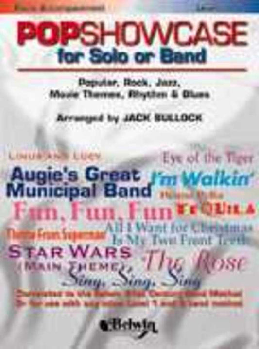Pop Showcase Solo Or Band Piano Accomp Book