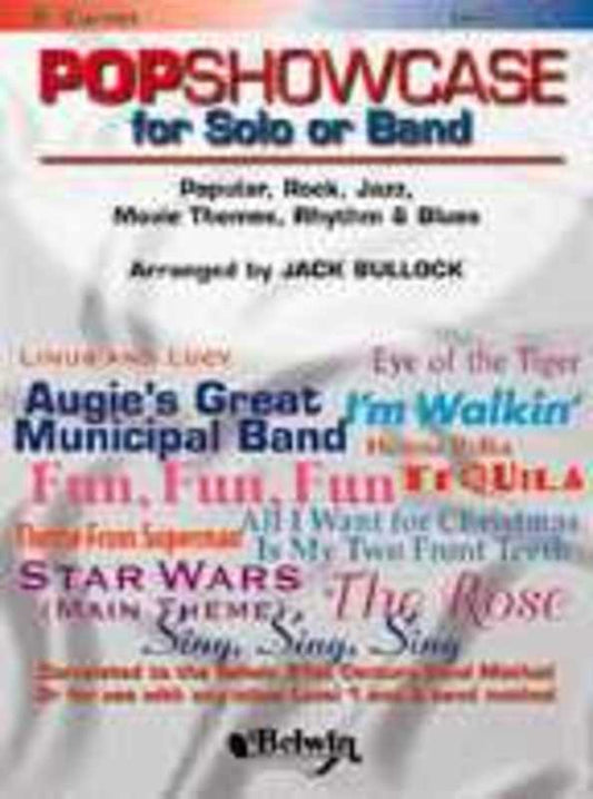 Pop Showcase Solo Or Band B Flat Clarinet Book