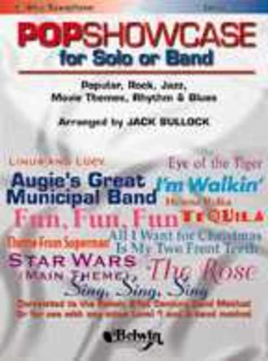 Pop Showcase Solo Or Band Alto Sax Book