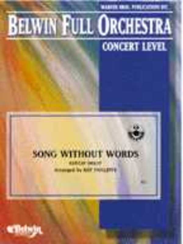 Song Without Words Fo Arr Phillippe