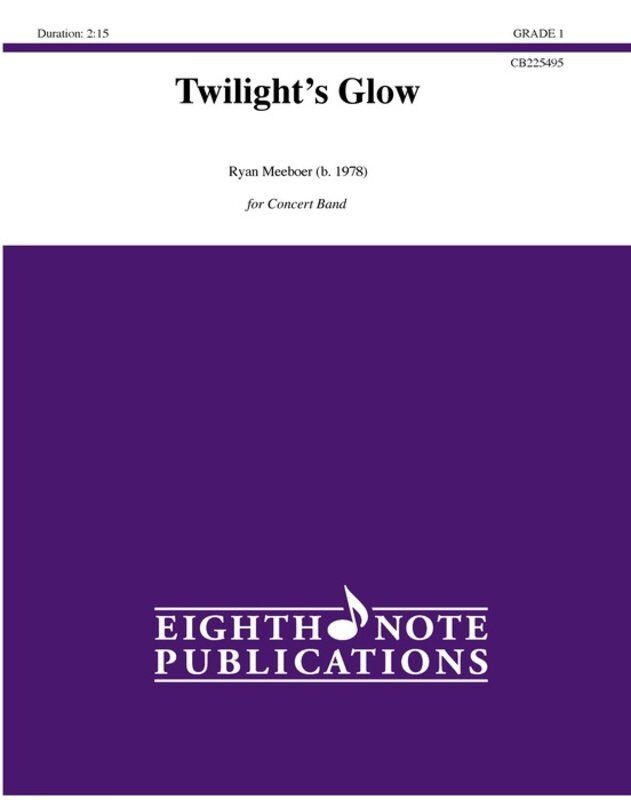 Twilight's Glow for Concert Band CB1 SC/PTS by Ryan Meeboer