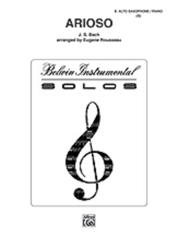 Arioso Alto Sax/Piano Arr Rousseau Book