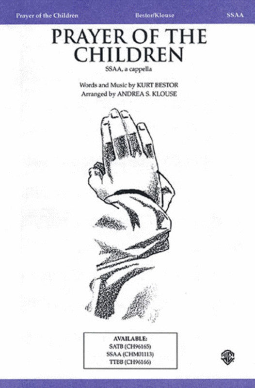 Prayer Of The Children SSAA Arr Klouse
