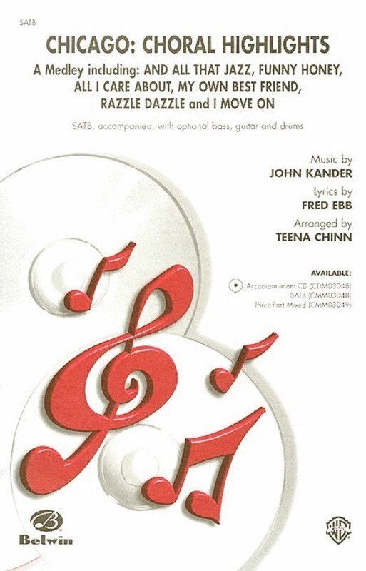 Chicago Choral Highlights (A Medley) SATB/Piano by Teena Chinn