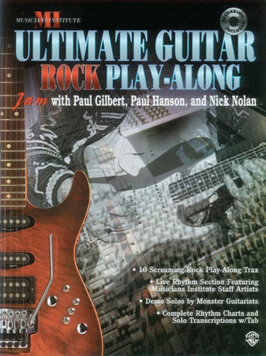 Ultimate Play Along Rock Guitar Book/CD Book