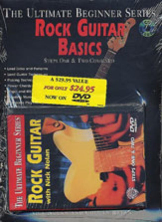 Ultimate Beginner Rock Guitar Mega Pack DVD Book
