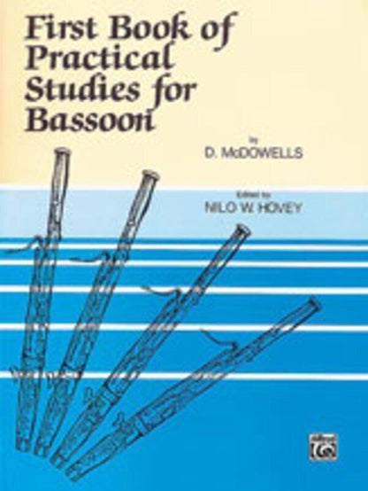 First Book of Practical Studies for Bassoon BK 1 by D. McDowells, Alfred Music, 32 Pages