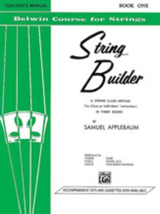 String Builder Book 1 for Cello by Samuel Applebaum, 32 Pages, Belwin Course for Strings
