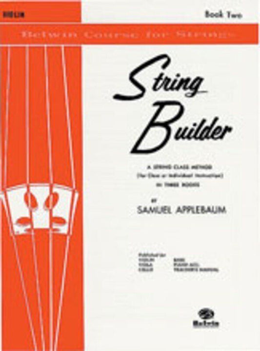 String Builder Book 2 for Cello by Samuel Applebaum