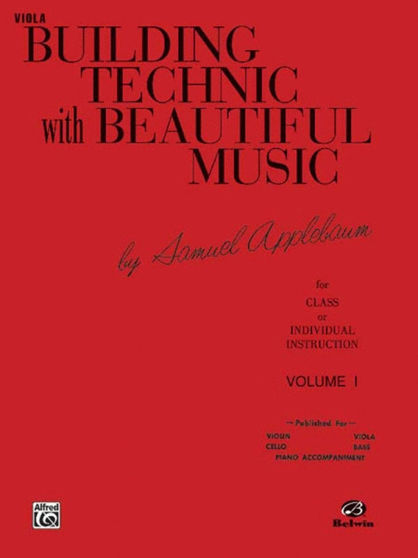 Building Technique With Beautiful Music Book 1 Viola Book