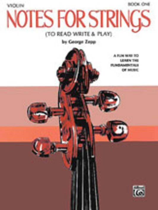 Notes For Strings Book 1 Violin Book