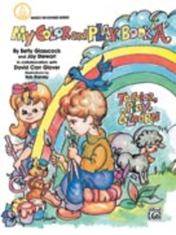 My Colour and Play Book A - Piano Activity Book, 48 Pages, Alfred Music, Music Readiness Series