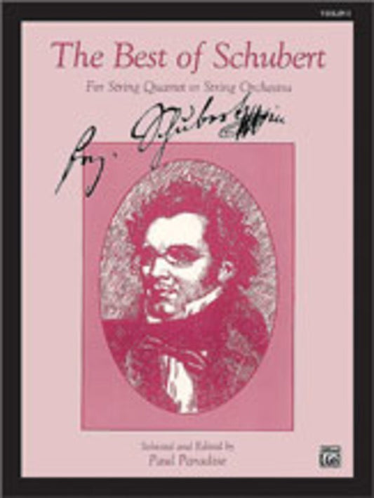 Best Of Franz Schubert Violin 1 Arr Paradise Book