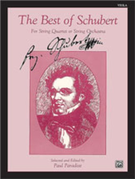 Best Of Franz Schubert Viola Arr Paradise Book