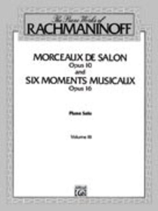 Piano Works Book 3 Op 10 Op 16 Urtext Book