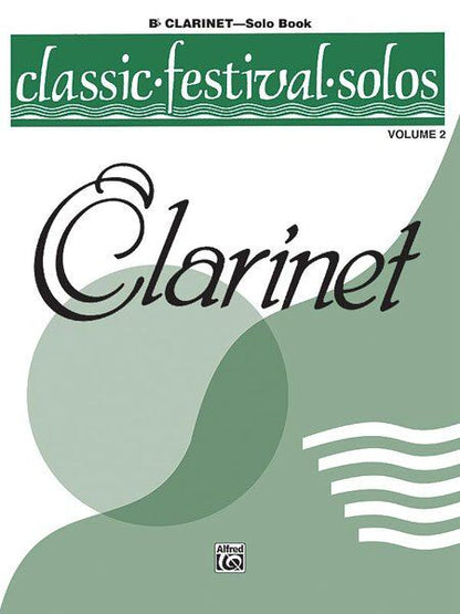 Classic Festival Solos Clarinet Volume 2 Solo Book