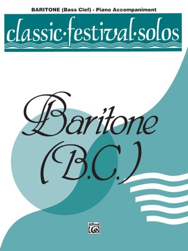Classic Festival Solos Baritone B.C. Volume 2 Piano Accompaniment