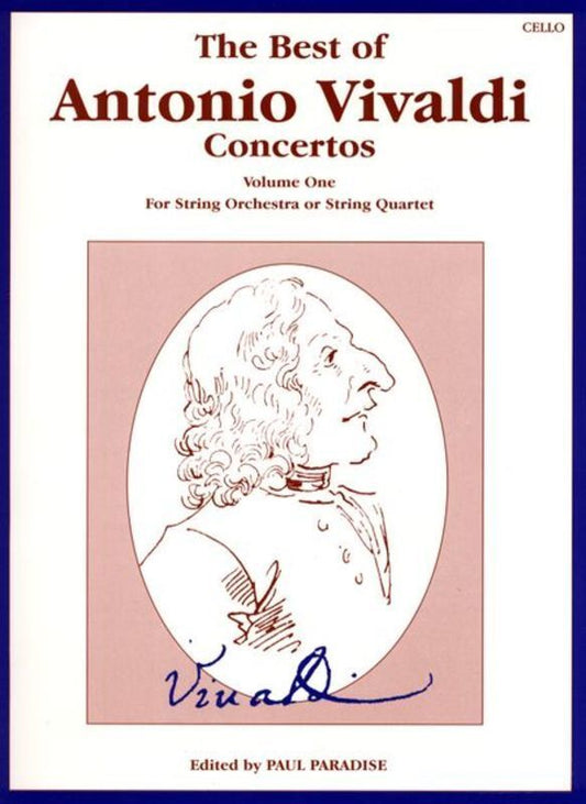 Best Of Antonio Vivaldi Concertos Book 1 Cello Book