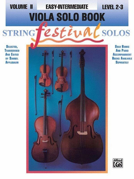 String Festival Solos Volume 2 Viola Solo Book