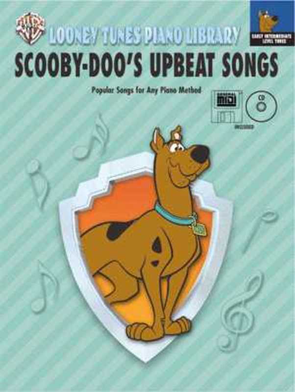 Scooby Doos Upbeat Songs Book/CD Midi