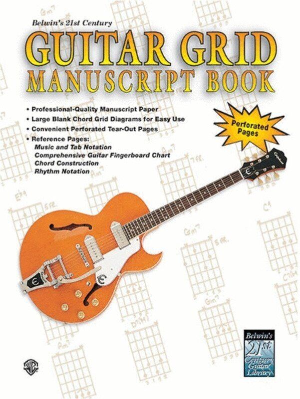 Guitar Grid Manuscript Book by Alfred Music