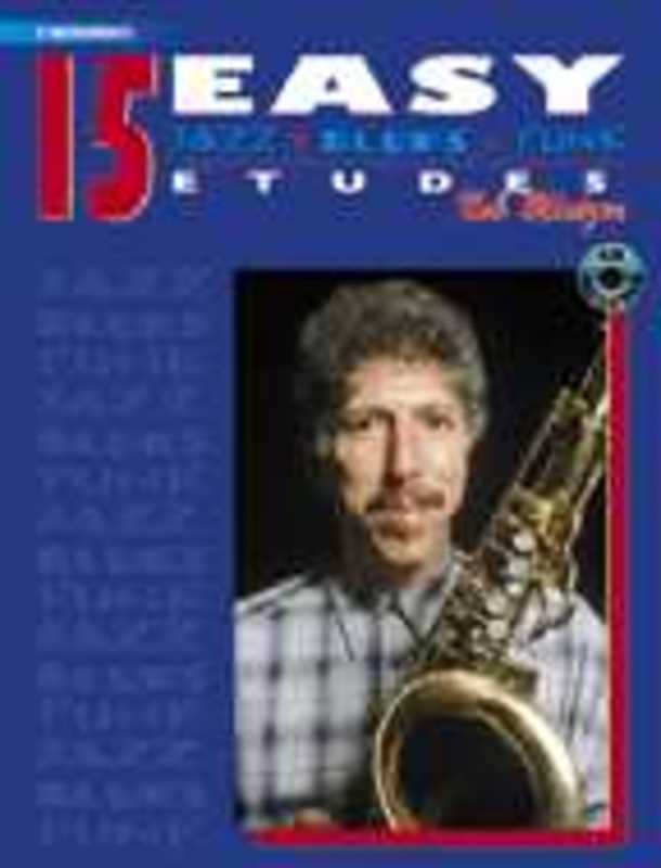 Easy Jazz Blues And Funk Etudes 15 C Instr Book/CD