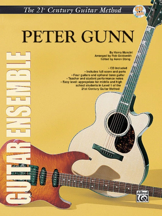 Peter Gunn Guitar Ensemble Score/Parts/CD Book
