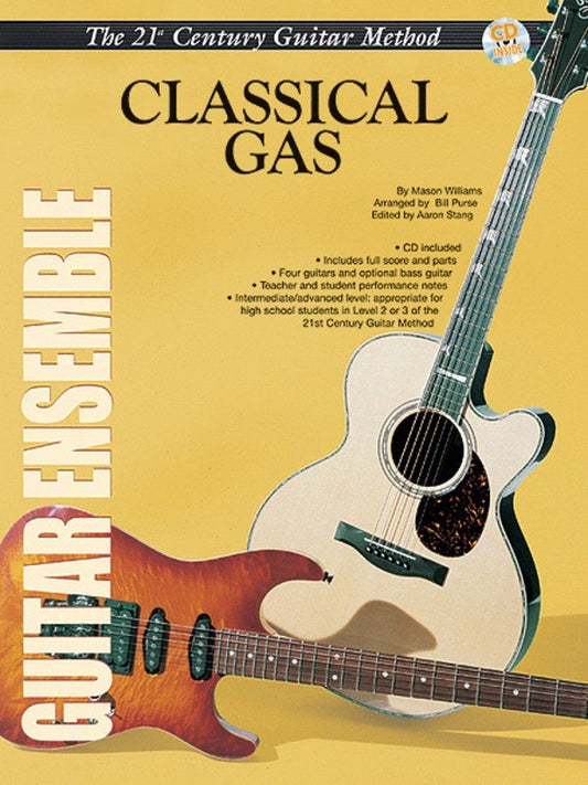 Classical Gas Guitar Ensemble Score/Parts/CD Book