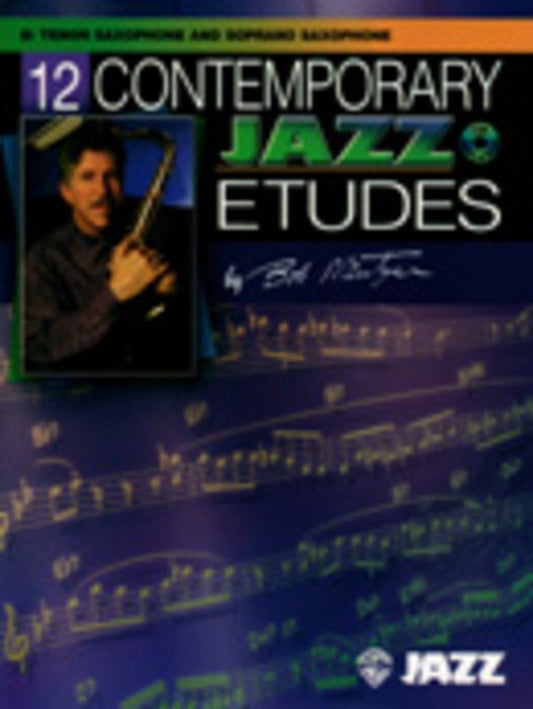 Contemporary Jazz Etudes 12 Tenor Saxophone Book