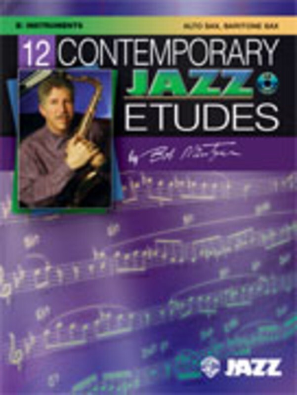 Contemporary Jazz Etudes 12 Alto Baritone Sax Book