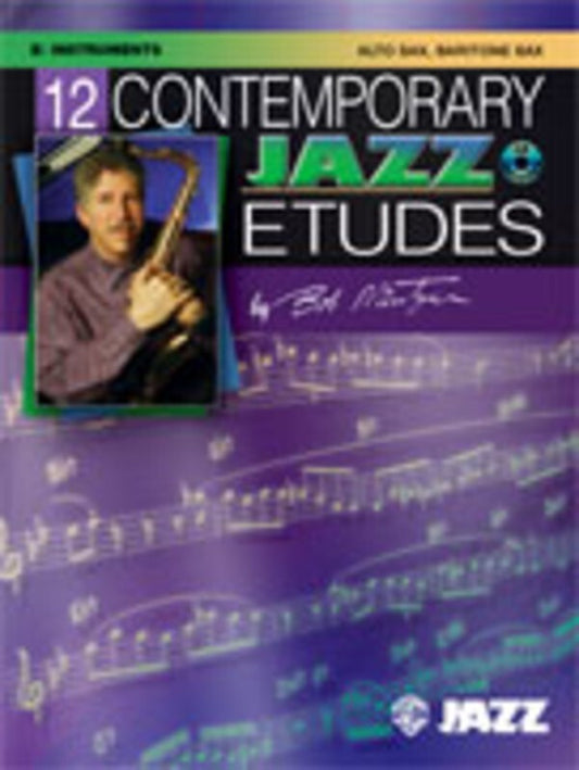 Contemporary Jazz Etudes 12 Alto Baritone Sax Book