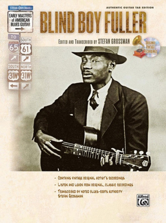 Early Masters Blind Boy Fuller Guitar Book/CD Book