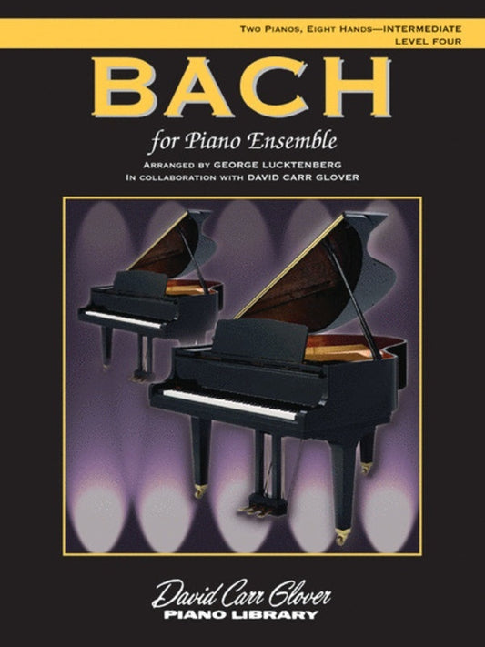Bach For Piano Ensemble Level 4 2P 8H Book