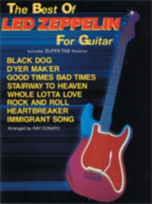Best Of Led Zeppelin Guitar With Super TAB (Softcover Book)