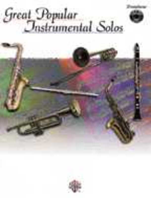 Great Popular Instrumental Solos Trombone Book/CD Book
