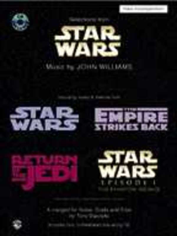 Star Wars The Saga Continues Book/CD Piano Acc Book