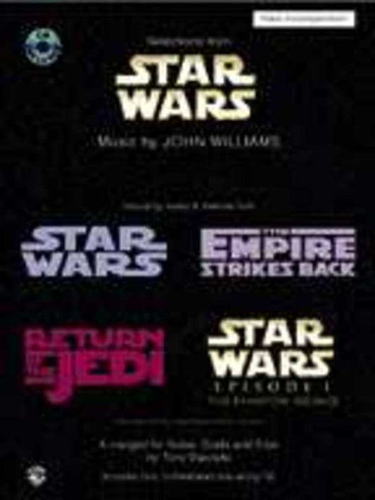 Star Wars The Saga Continues Book/CD Piano Acc Book