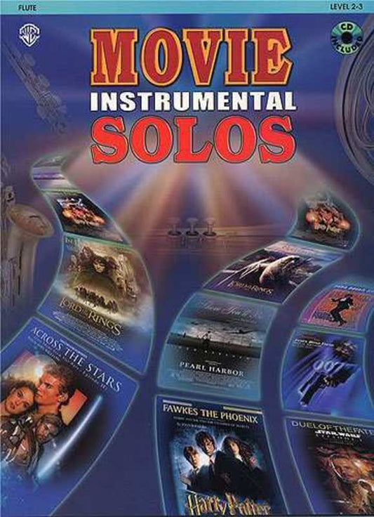 Movie Instrumental Solos Flute Softcover Book/CD