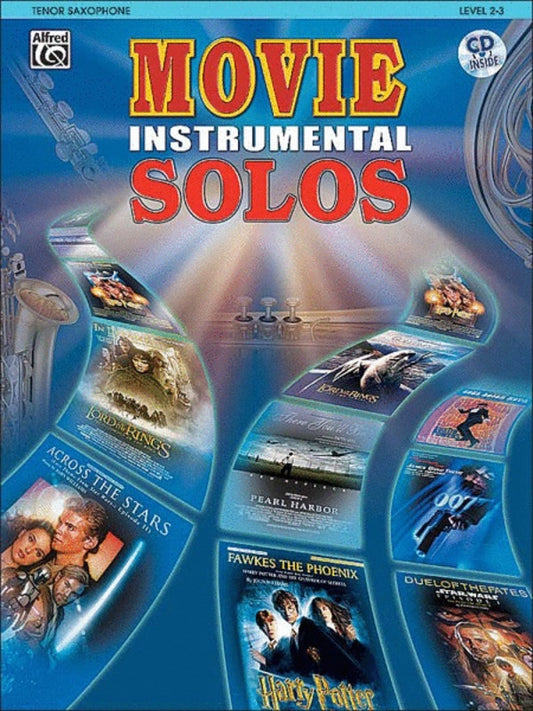 Movie Instrumental Solos Tenor Saxophone Book/CD Book